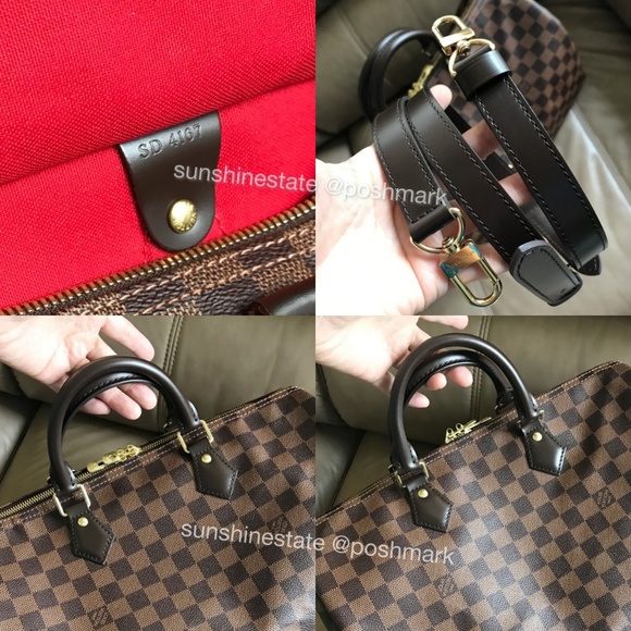 LOUIS VUITTON Speedy Bandouliere 35 Damier Ebene - Picture 2 of 4
